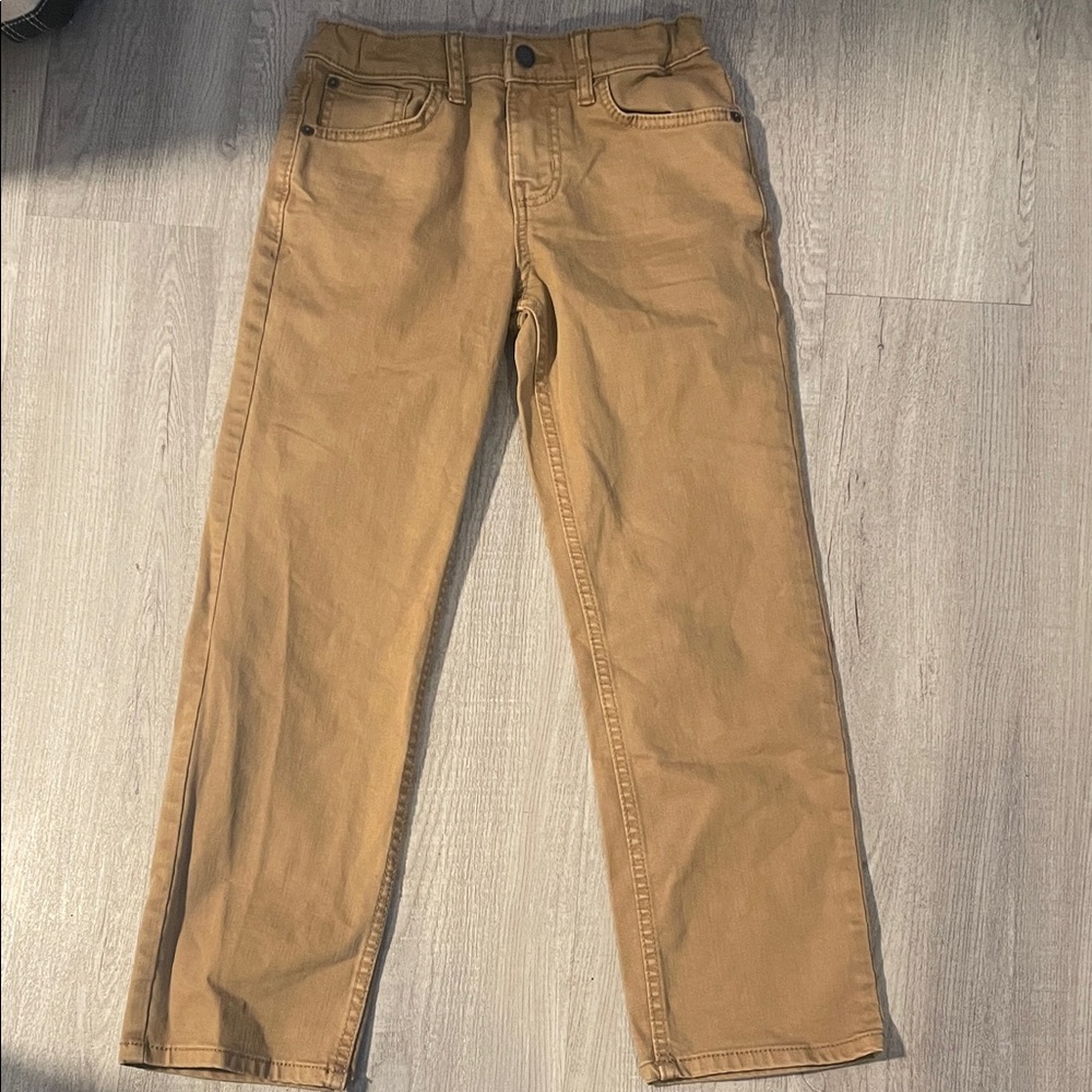 Cat & Jack Khaki Straight-Leg Pants